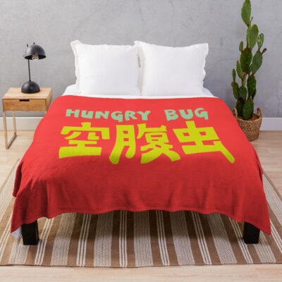 Hungry Bug Throw Blanket
