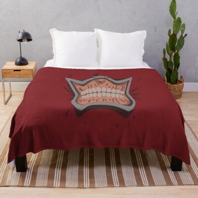Dorohedoro Shin Mask Throw Blanket