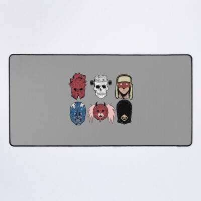 Dorohedoro Masks Mouse Pad