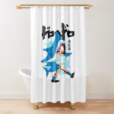 Ebisu Shark Costume Dorohedoro Shower Curtain