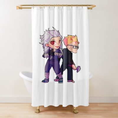 Noi And Shin Dorohedoro Shower Curtain