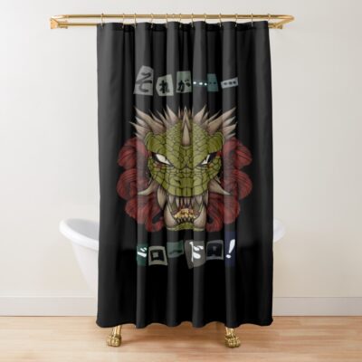 Oni Kaiman Shower Curtain