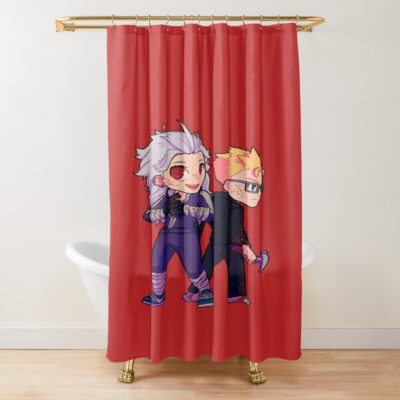 Noi And Shin Dorohedoro Shower Curtain