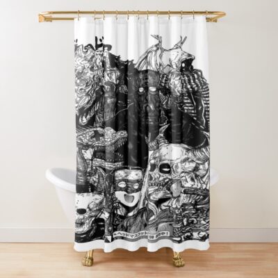 Dorohedoro Manga Shower Curtain