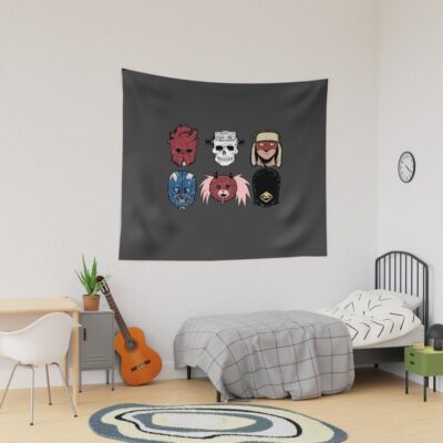 Dorohedoro Masks Tapestry