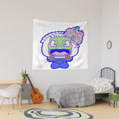 Gyoza Caiman Tapestry