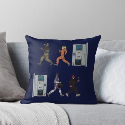 Dorohedoro S Doors Throw Pillow