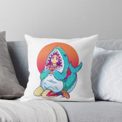 Heiwa Sharks Throw Pillow