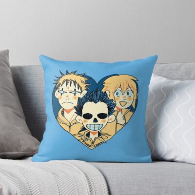 Nikaido Risu And Kawajiri Throw Pillow