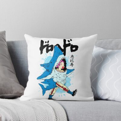 Ebisu Shark Costume Dorohedoro Essential Throw Pillow